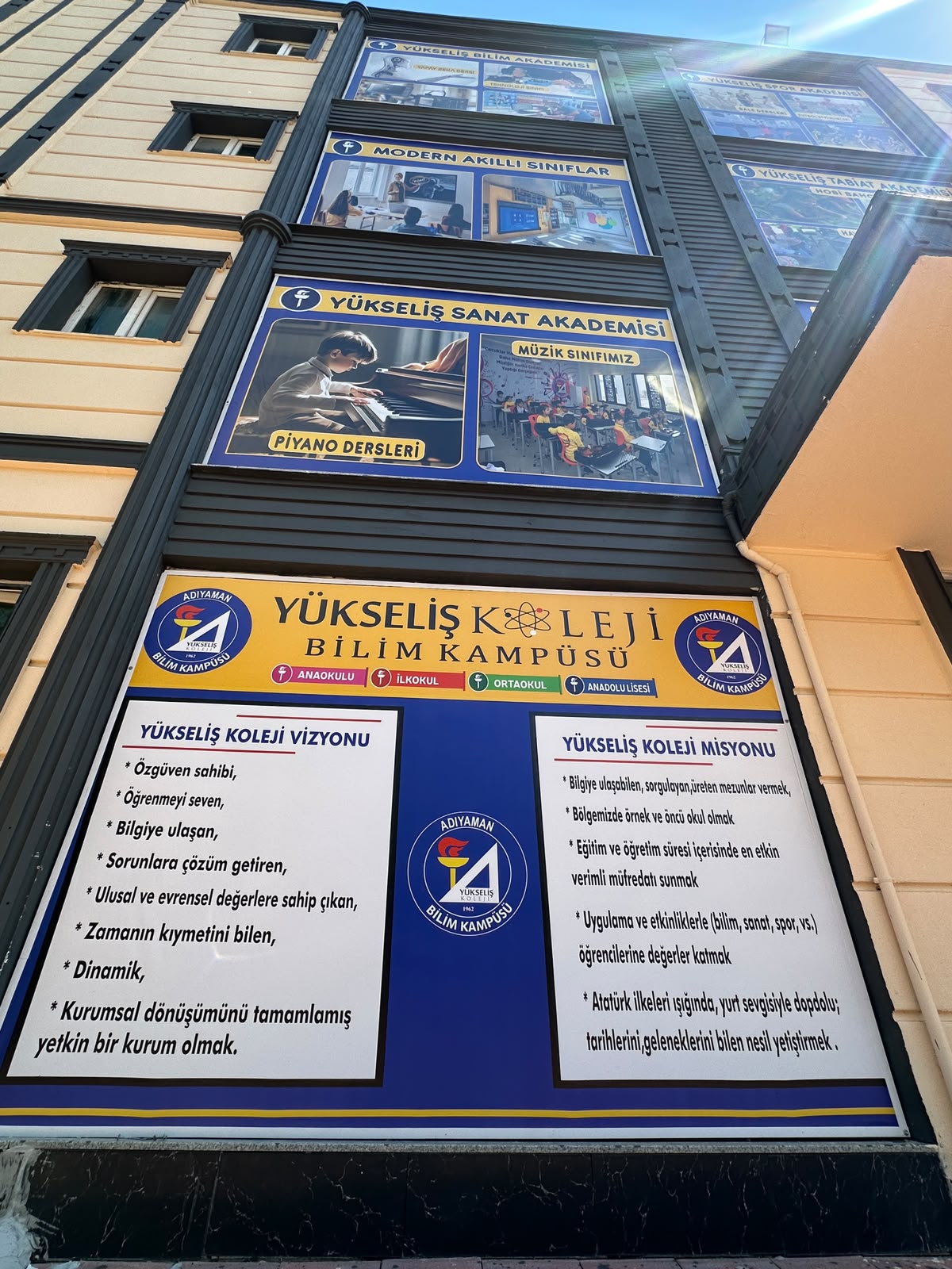 Adıyaman Yükseliş Koleji Modern Okul Binası
