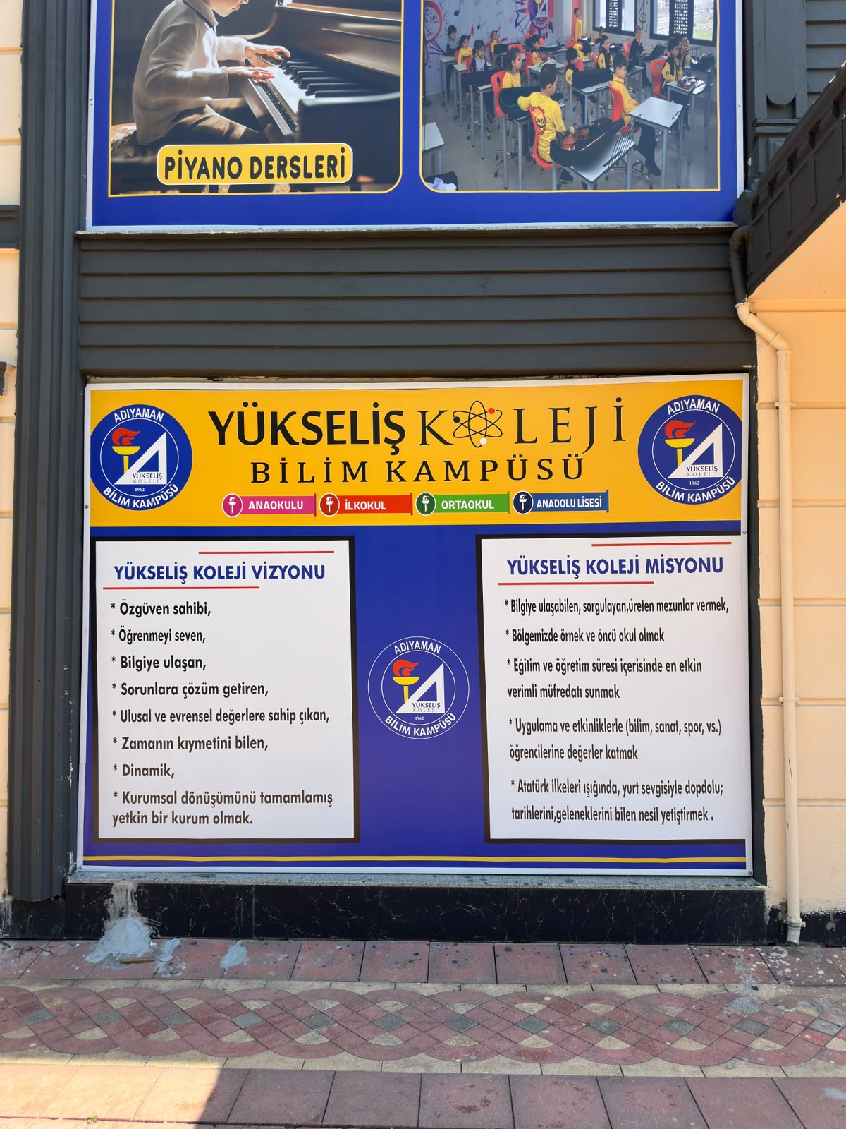 Adıyaman Yükseliş Koleji Vizyon ve Misyonumuz